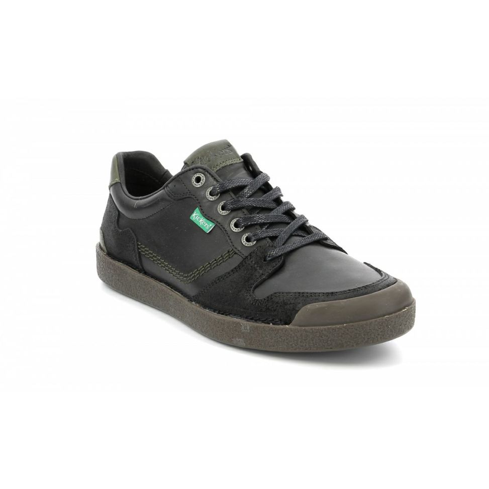 Men Kickers  | Kickers Kick Trigolo Black Khaki