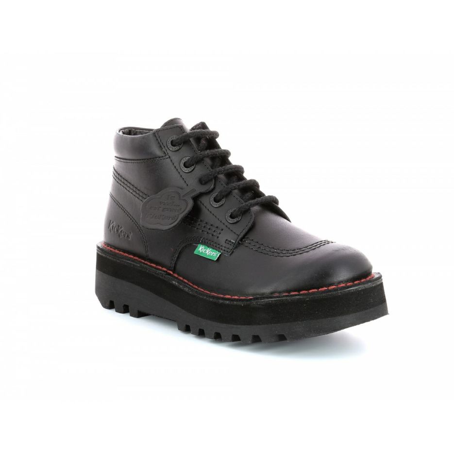 Kickers MEETICKZIP - Lace-up ankle boots - noir sem noir/black